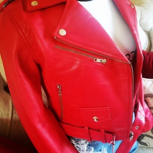 Leather moto jackets - Picture 3 of 5